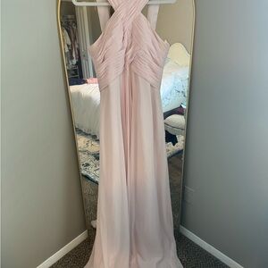 AZAZIE ELVIRA
Blushing Pink A-Line Pleated Chiffon Dress